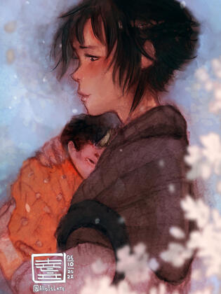Painted Sketch